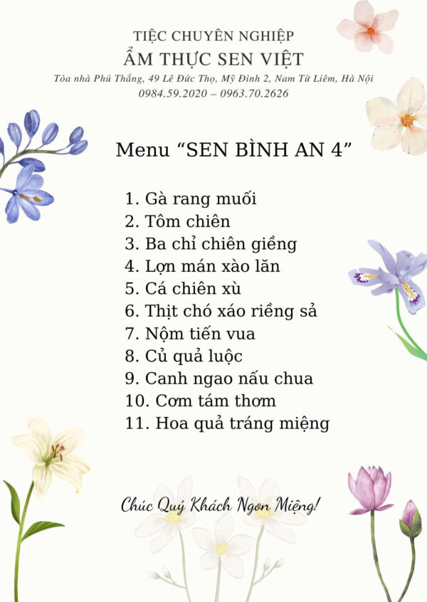 SEN BÌNH AN 4