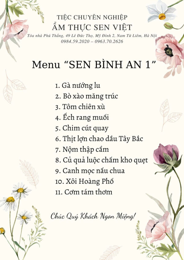 SEN BÌNH AN 1