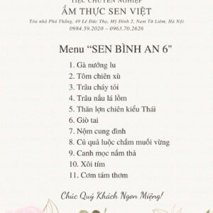 SEN BÌNH AN 6