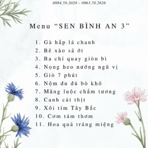 SEN BÌNH AN 3