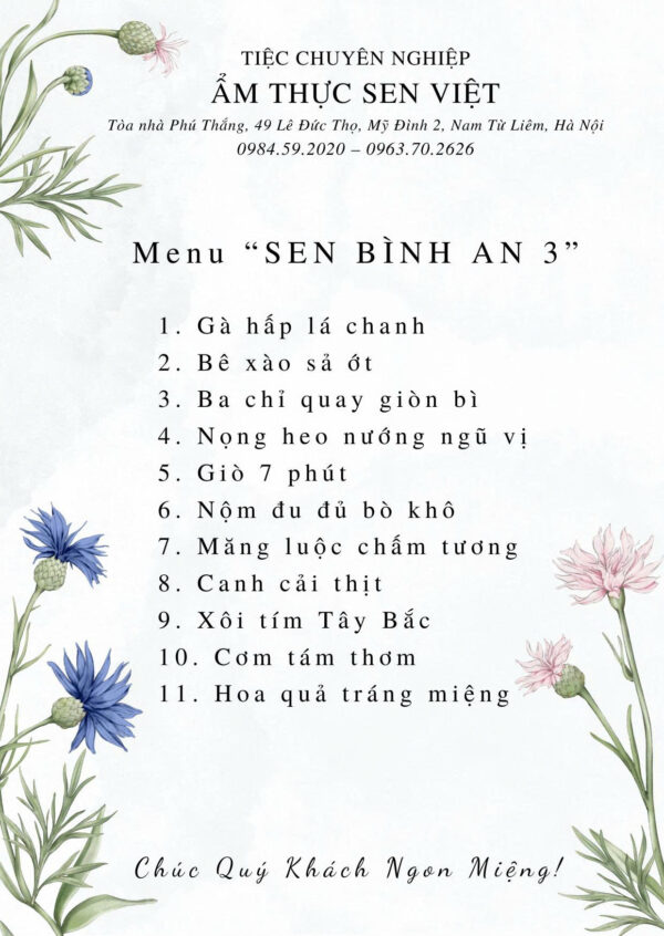 SEN BÌNH AN 3