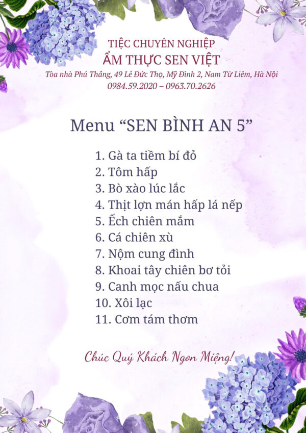 SEN BÌNH AN 5